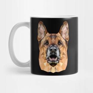 Low Poly Dog German Shepherd Pet German Style Mug